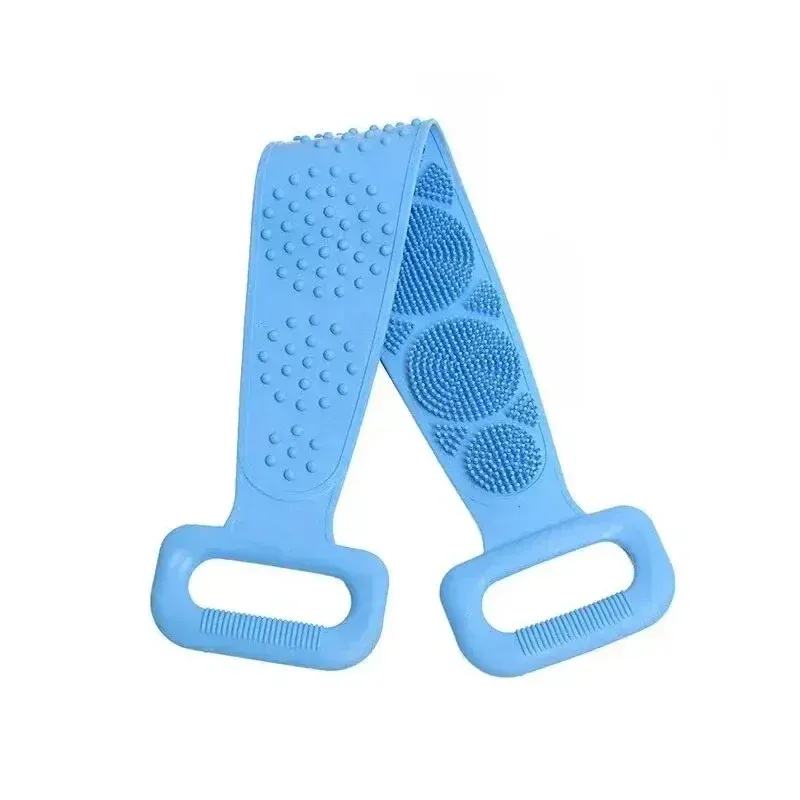 Éponge corporelle en silicone avec brosse exfoliante et massante pour le dos 9