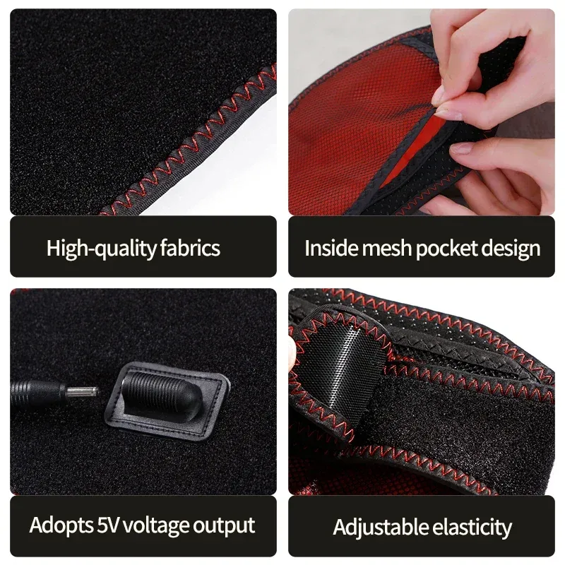 Ceinture de massage chauffante pour le cou, finition soignée