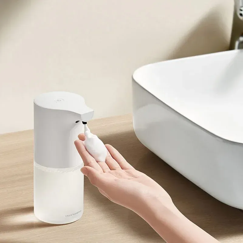Distributeur de Savon Automatique MIJIA 1S Rechargeable, Sans Contact, Port USB-C, Distributeur de Mousse 3