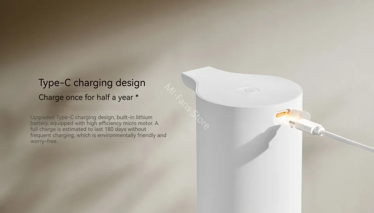 Distributeur de savon MIJIA 1S, finitions