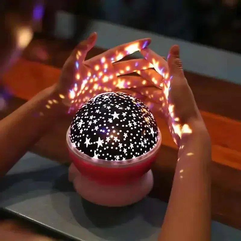Veilleuse projecteur de ciel étoilé GGbingo avec rotation, lampe de galaxie pour chambre d'enfant 3