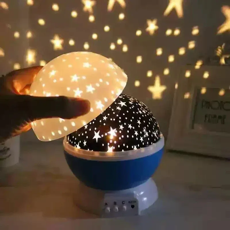 Veilleuse projecteur de ciel étoilé GGbingo avec rotation, lampe de galaxie pour chambre d'enfant 5