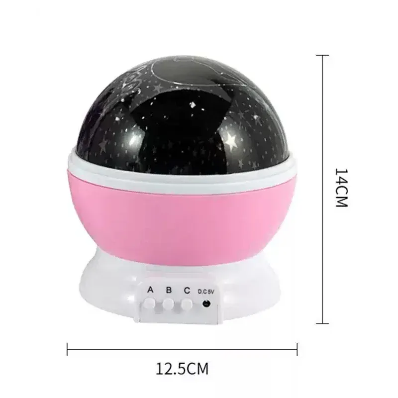 Veilleuse projecteur de ciel étoilé GGbingo avec rotation, lampe de galaxie pour chambre d'enfant 6