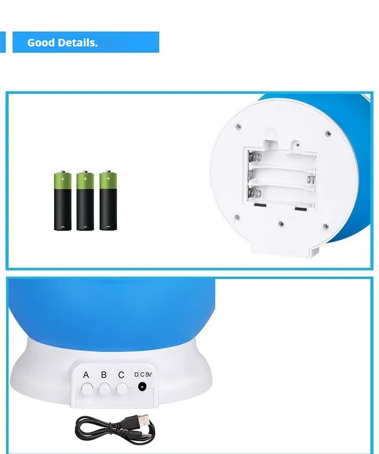 Modes lumineux de la veilleuse