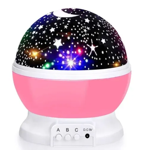 Veilleuse projecteur de ciel étoilé GGbingo avec rotation, lampe de galaxie pour chambre d'enfant 9