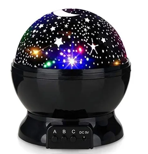 Veilleuse projecteur de ciel étoilé GGbingo avec rotation, lampe de galaxie pour chambre d'enfant 10