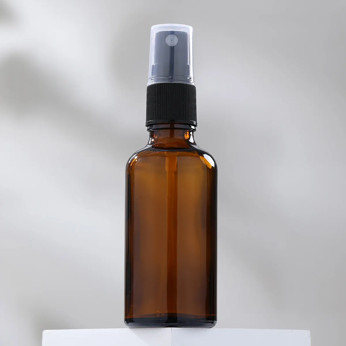Flacons de parfum en verre ambré rechargeables 15 ml / 30 ml / 50 ml, lot de 2 pièces avec vaporisateur 2