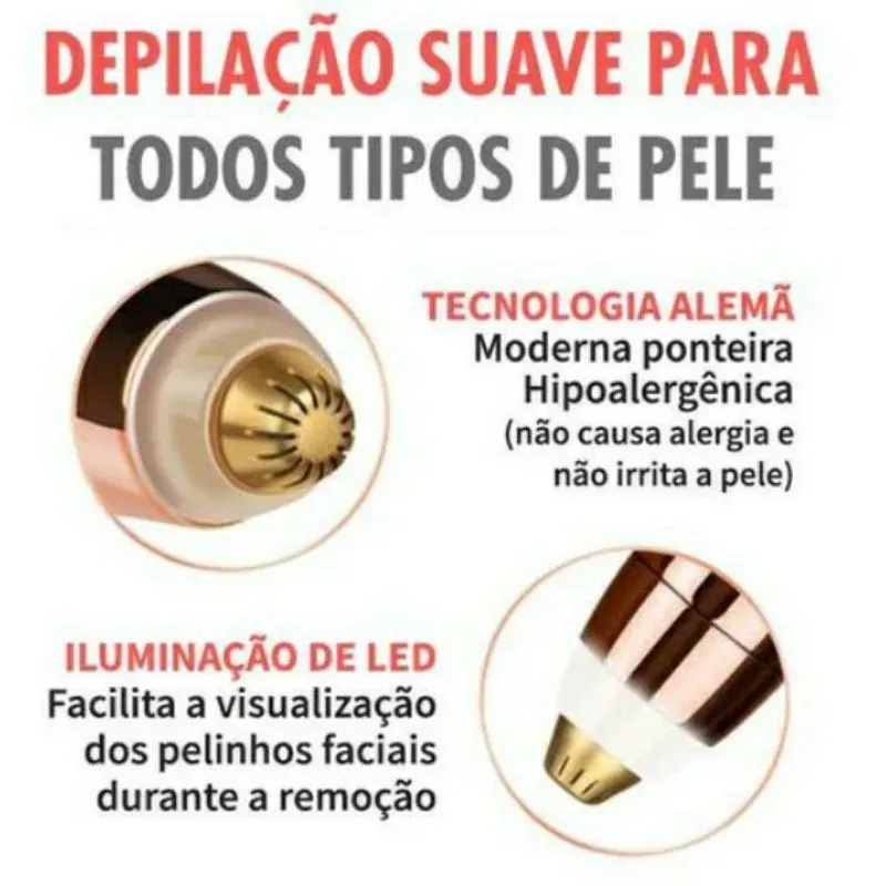 Rasoir électrique portable pour sourcils et zones délicates, rechargeable, pour femme 4