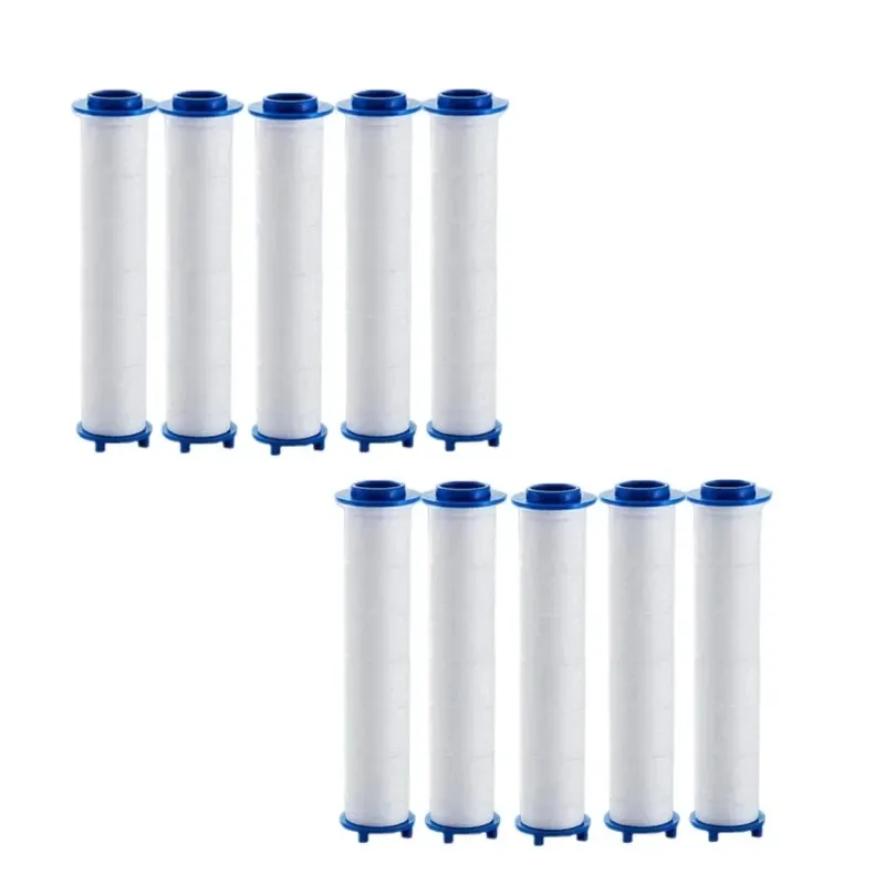Filtre de douche de remplacement pour pommeau de douche, filtre haute performance élimine le chlore, le fluorure et le calcaire, lot de 20 8