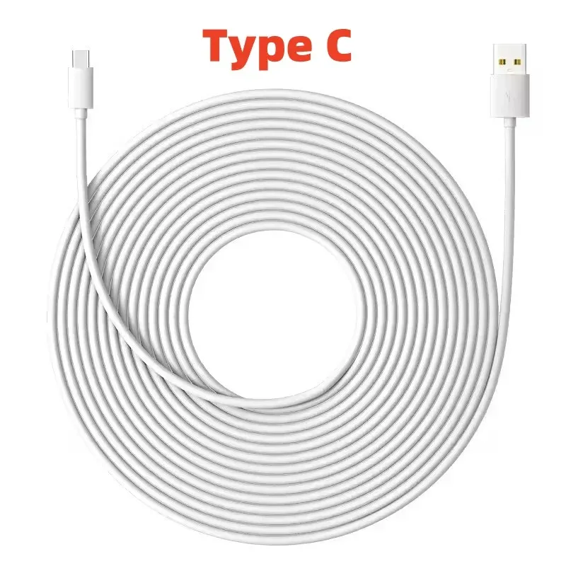 Câble d'extension Micro USB extra long 10 m, 5 m, 3 m, 2 m, 1 m, port USB Type-C, câble de données universel pour Xiaomi, Samsung, caméra, PS5, PS4 7