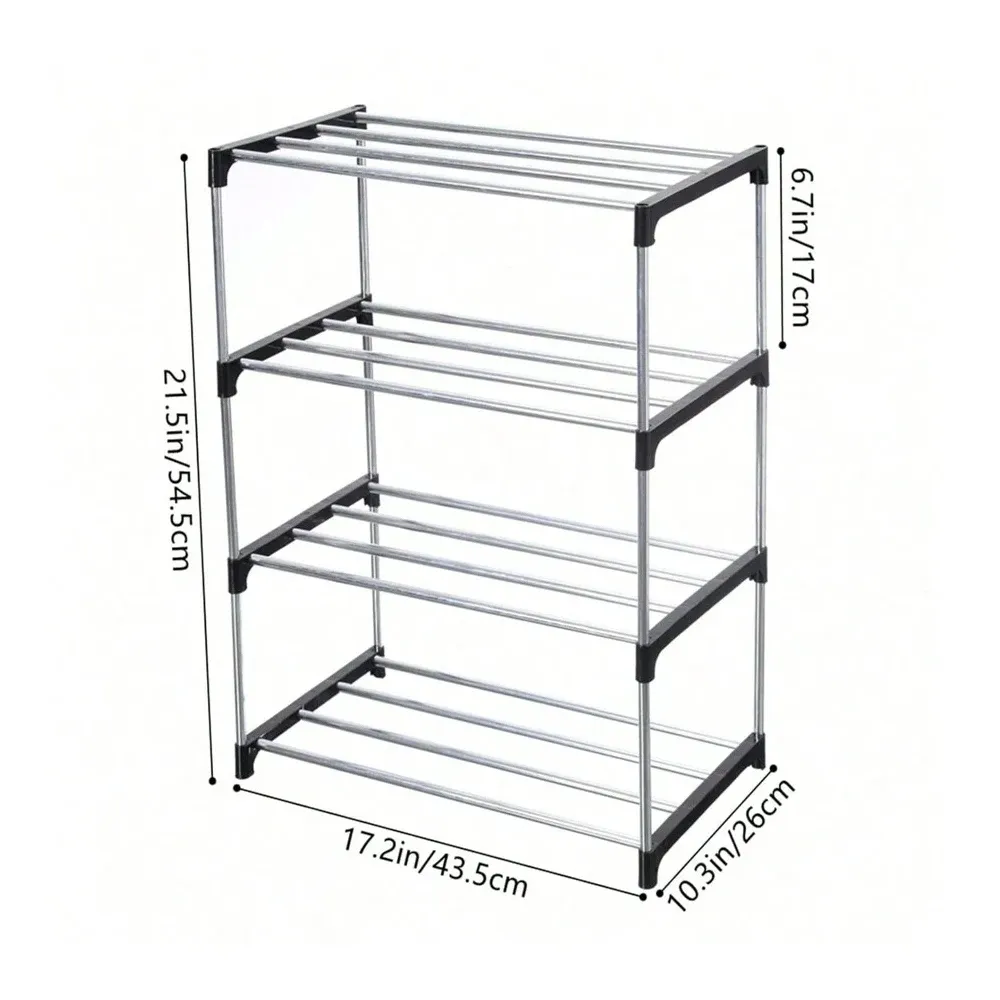 Étagère à chaussures multi-niveaux économique et gain de place, pour l'entrée du dortoir 7