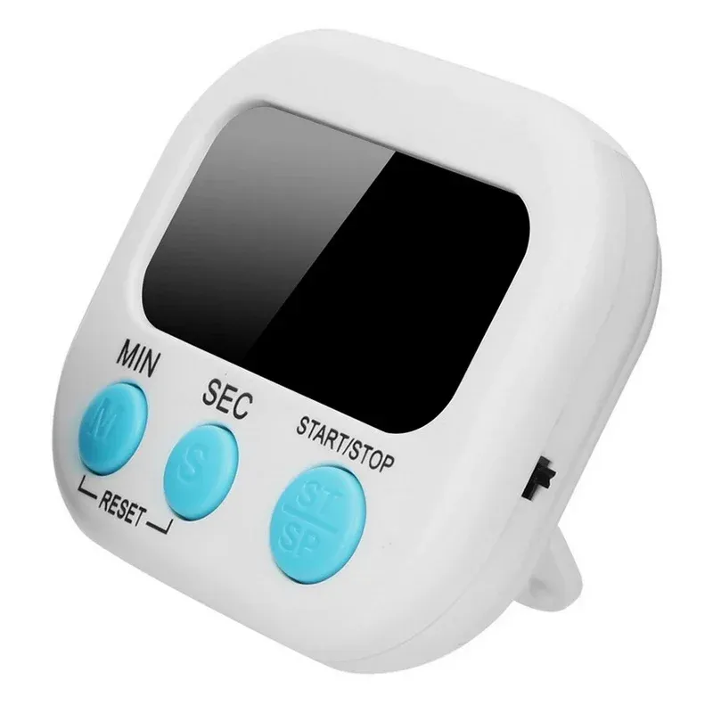 Minuterie de cuisine électronique magnétique à écran LCD, compte à rebours et chronomètre 9