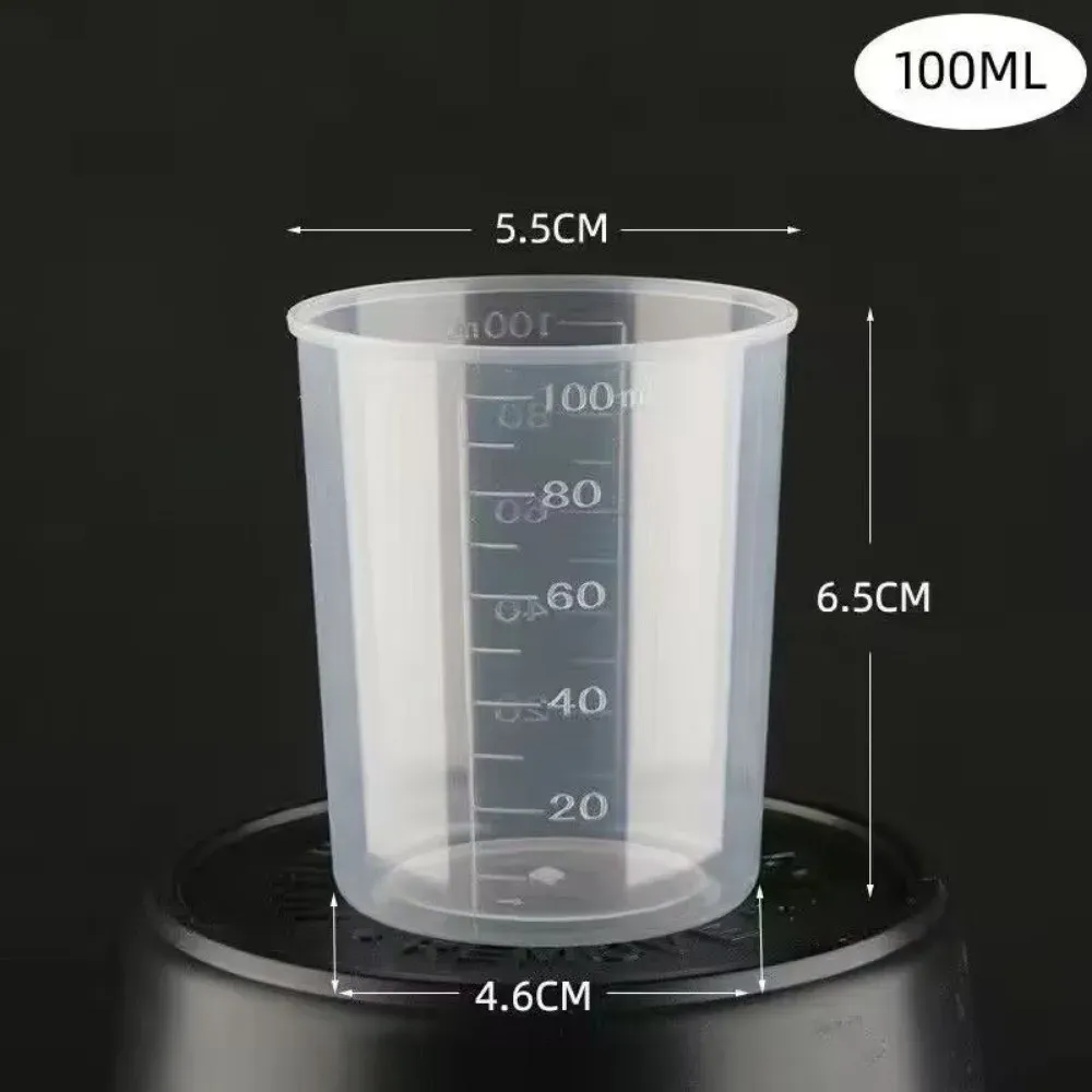 Mini tasse doseuse à riz en plastique 100/160 ml, transparente, pour balance de cuisine numérique 5