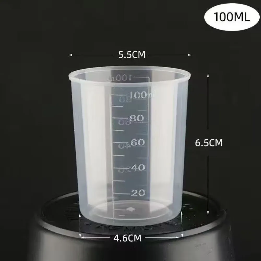 Mini tasse doseuse à riz en plastique 100/160 ml, transparente, pour balance de cuisine numérique 8