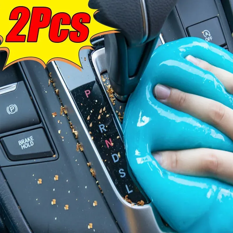 Gel de nettoyage pour voiture, gel magique anti-poussière pour intérieur de voiture, clavier et ordinateur, outil de nettoyage intérieur