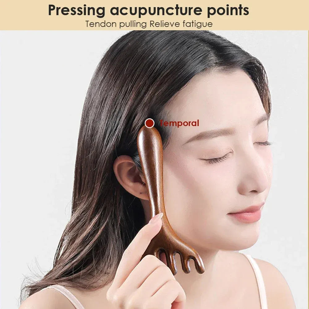 Peigne de massage pour le visage et le cou