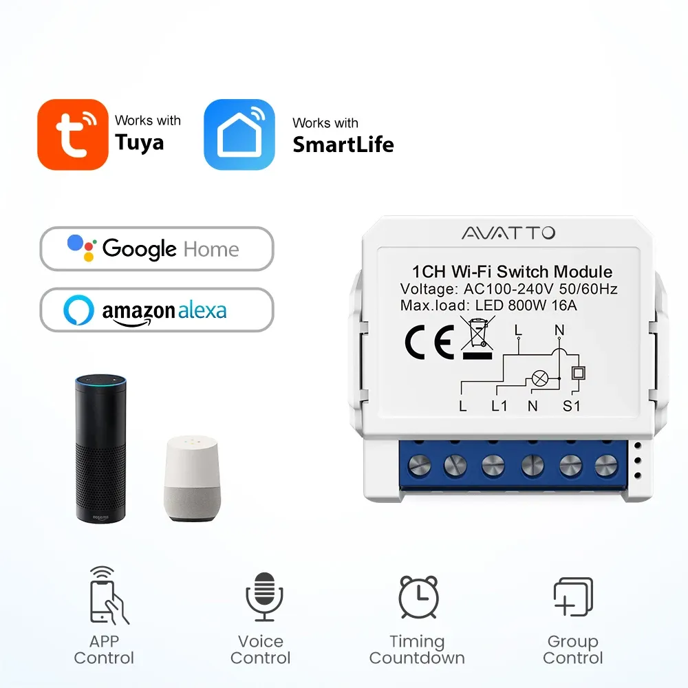 Contrôle de l'éclairage via l'application mobile