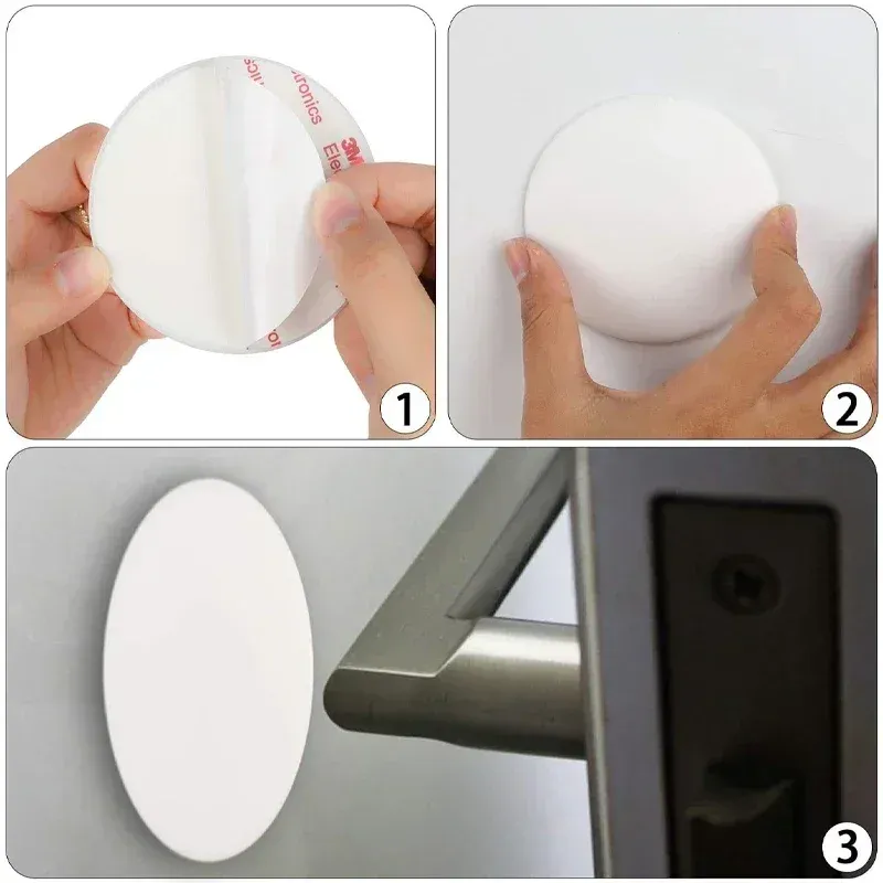 Butée de porte en silicone auto-adhésive au design nordique 5