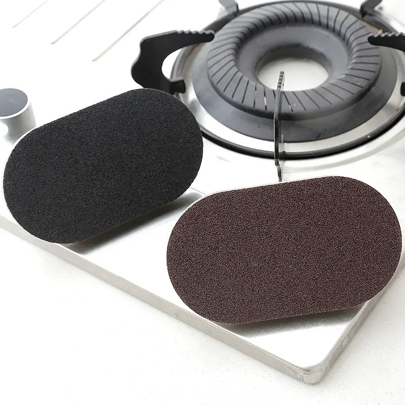 Éponge magique à récurer, brosse en émeri, gomme nettoyante pour cuisine et salle de bain, décontamination efficace de la rouille, outil de nettoyage avec poignée 3