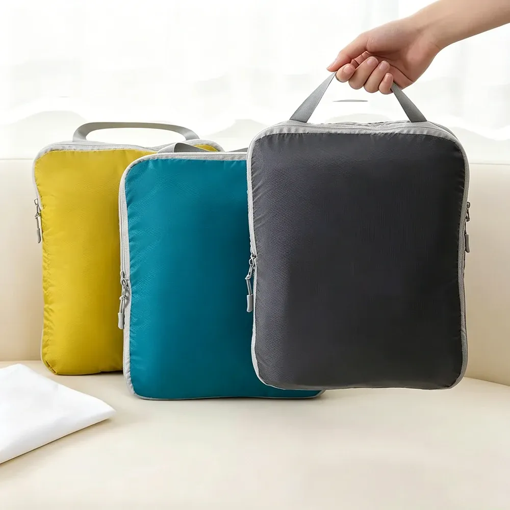 Sac de rangement pliable et compressible pour vêtements de voyage, étanche 2