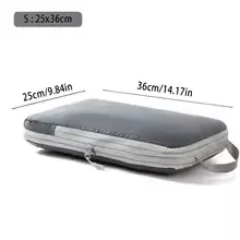 Sac de rangement pliable et compressible pour vêtements de voyage, étanche 8