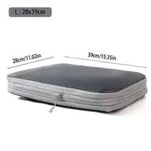 Sac de rangement pliable et compressible pour vêtements de voyage, étanche 7