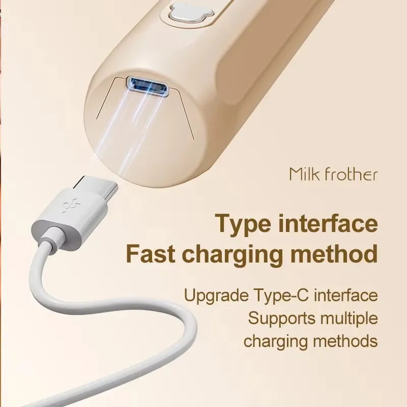 Le title is already in French, so I'll give a clean, professional version without the keyword stuffing:

Mixeur plongeant sans fil rechargeable USB à 3 vitesses, mousseur à lait et fouet à œufs 6