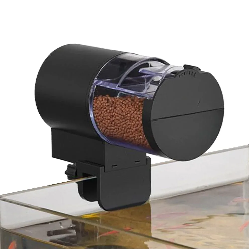 Distributeur automatique de nourriture pour aquarium et bassin à tortues avec minuterie numérique et contrôle intelligent, idéal pour les vacances