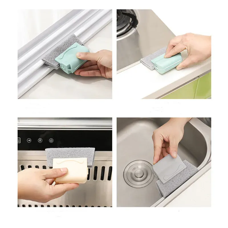 Brosse de nettoyage pour rainures de fenêtre 3