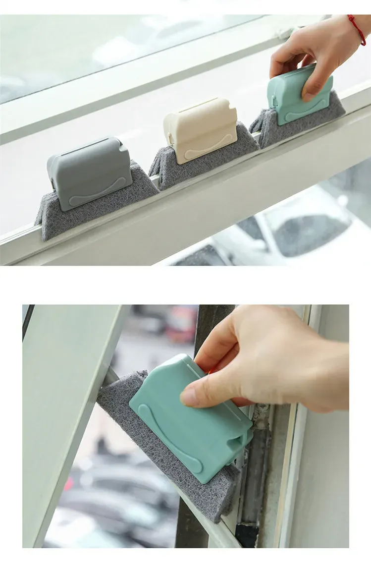 Détail de la tête de brosse de nettoyage