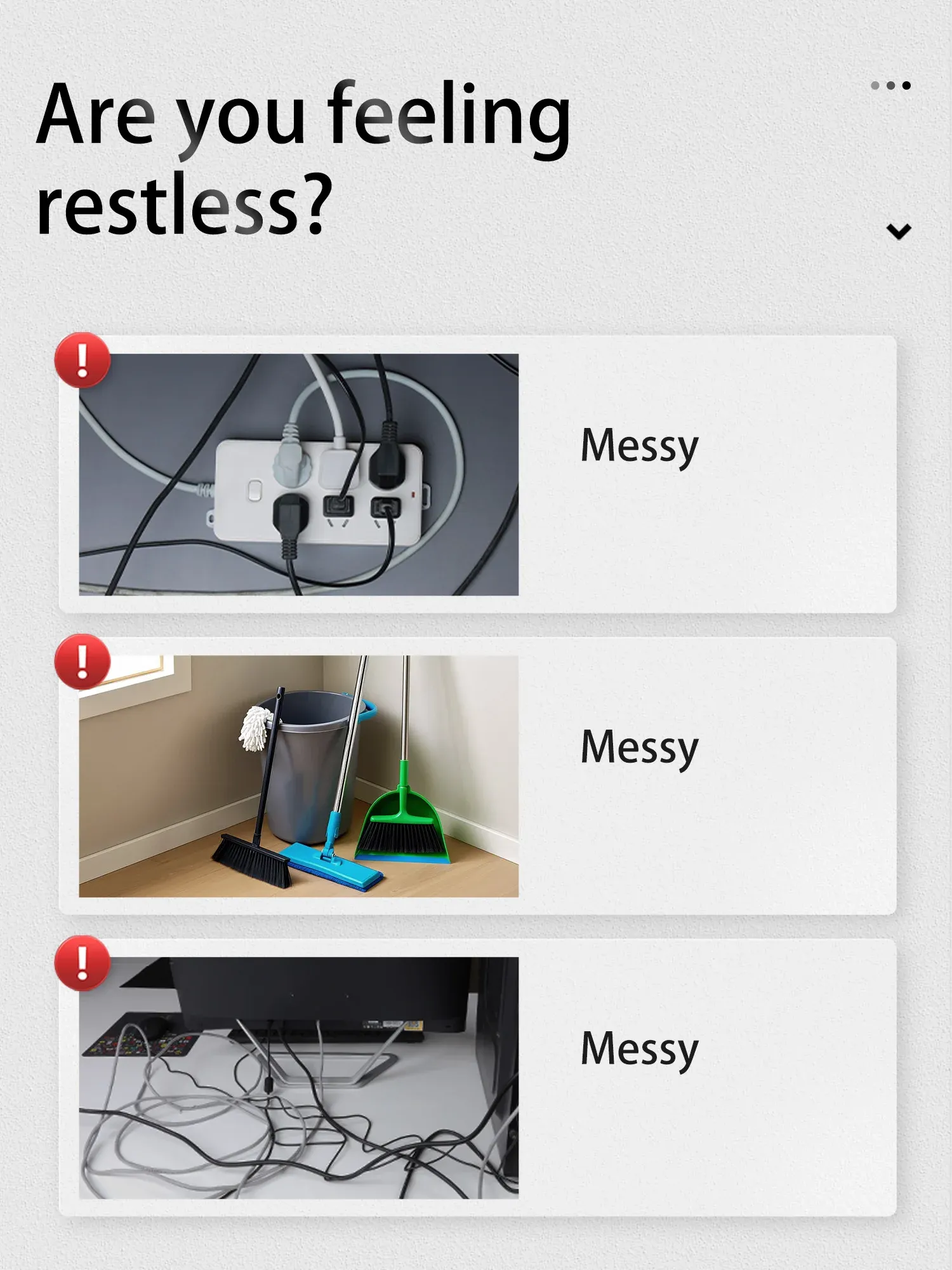 Détail du support de clips de câble installé