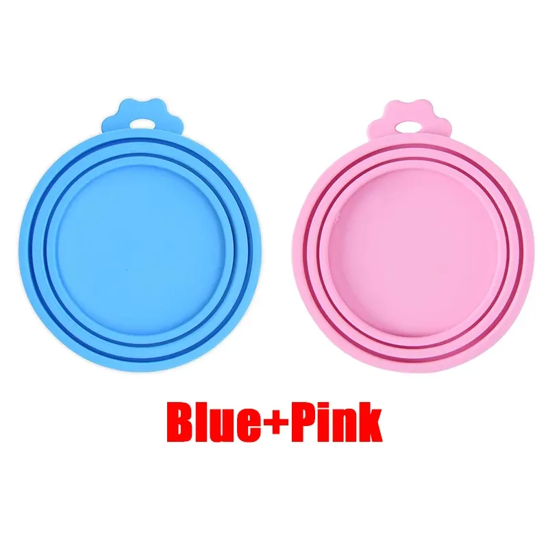 Couvercle en silicone réutilisable pour nourriture pour animaux avec cuillère intégrée, portable, avec bouchon et joint, pour chiens et chats 22