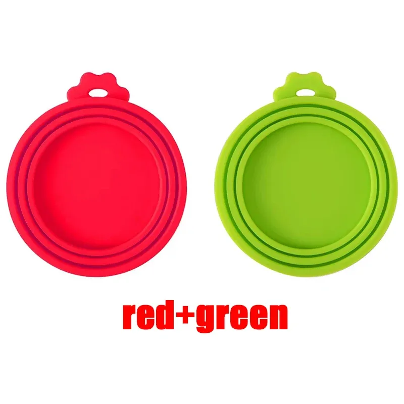 Couvercle en silicone réutilisable pour nourriture pour animaux avec cuillère intégrée, portable, avec bouchon et joint, pour chiens et chats 21