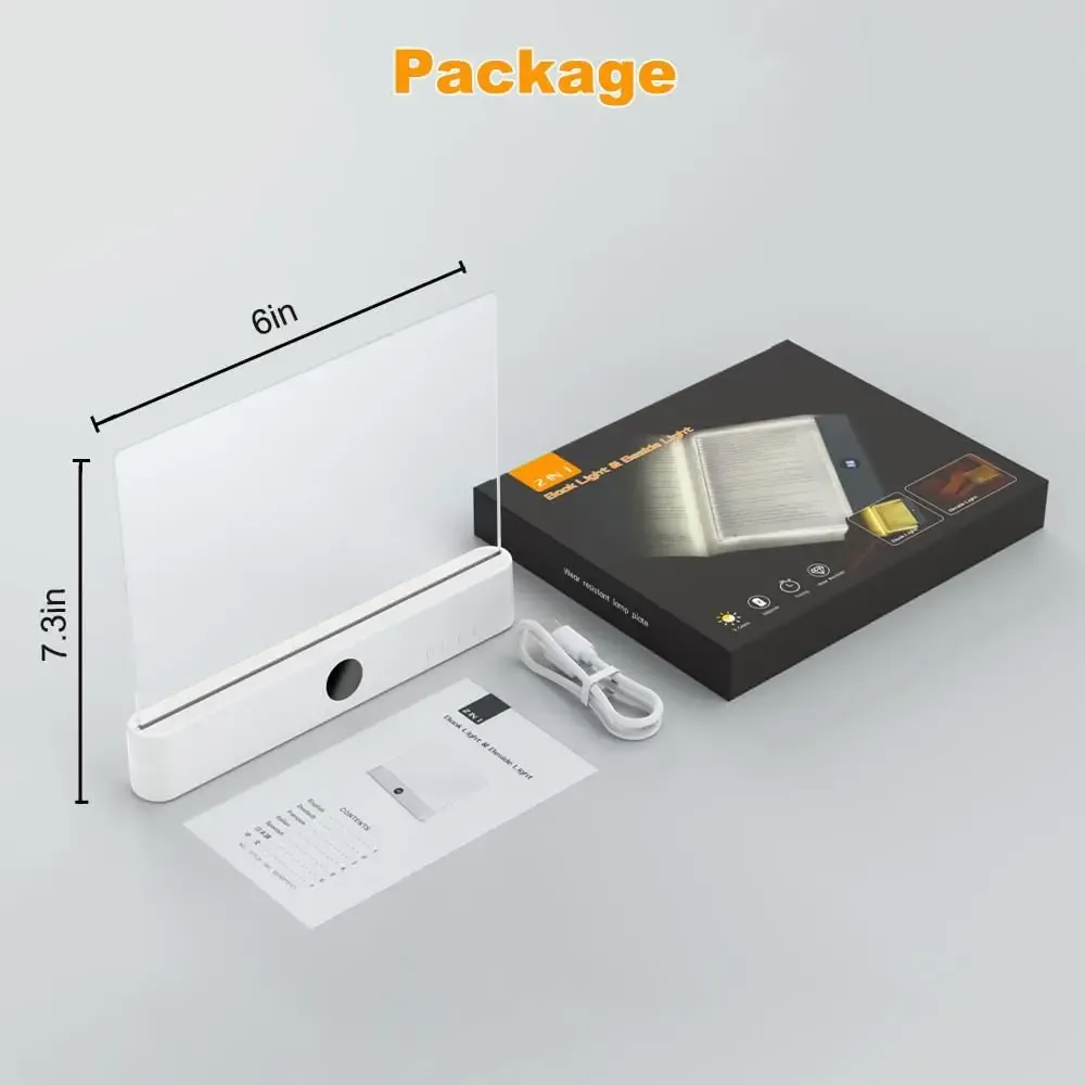Lampe LED plate en situation d'utilisation