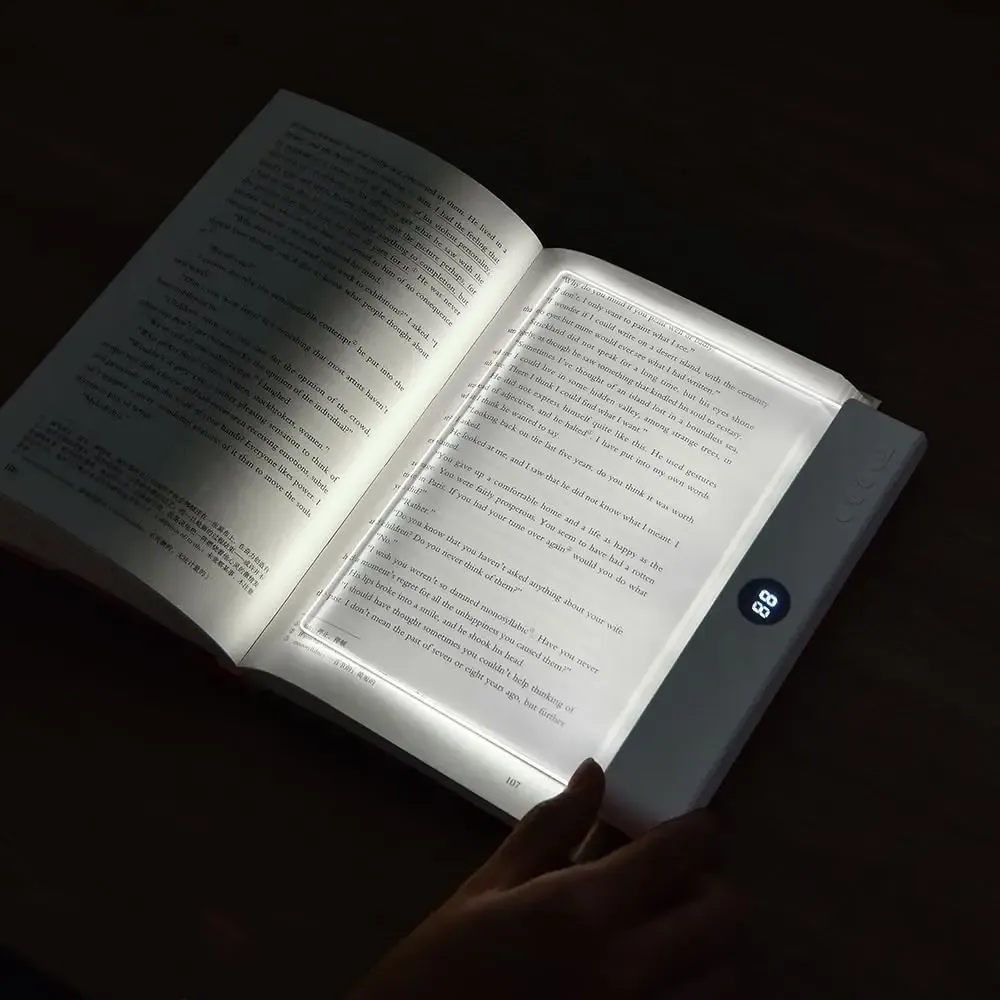 Lampe LED plate sous différents angles