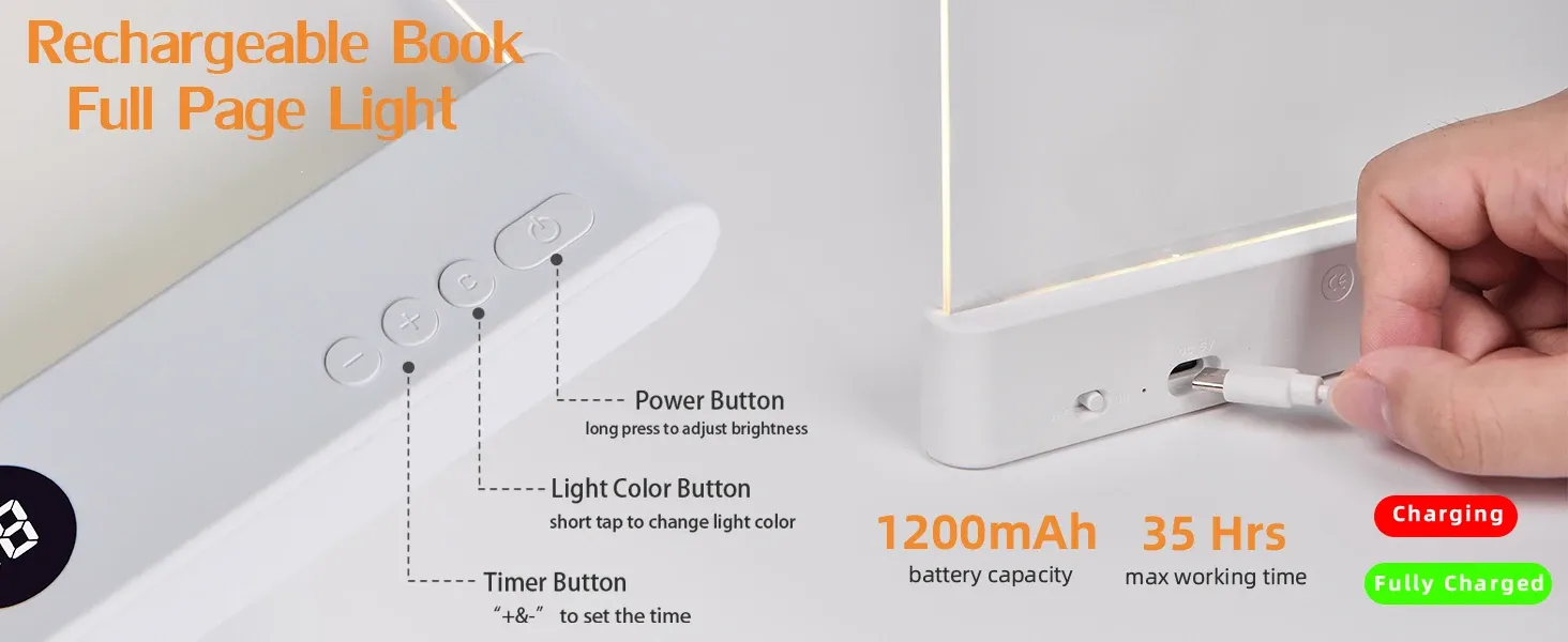Lampe LED plate posée sur un bureau