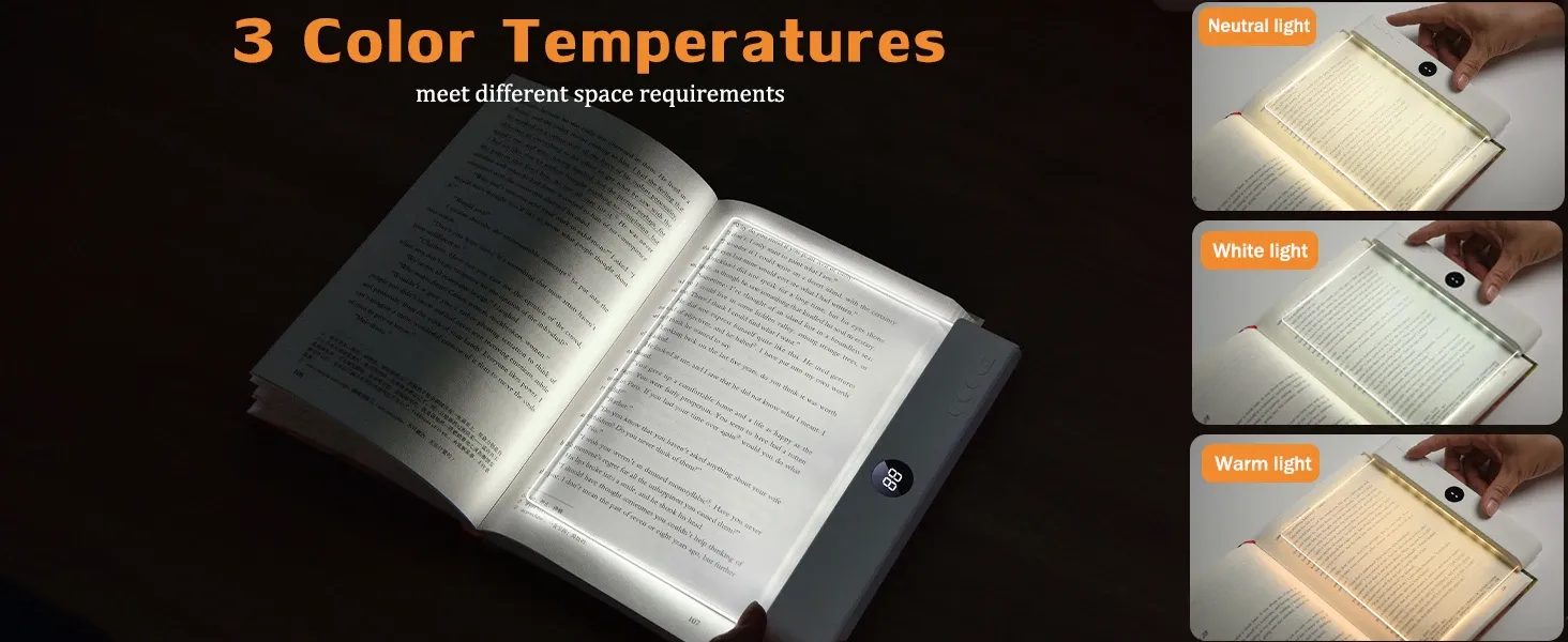 Lampe LED en situation d'utilisation pour la lecture