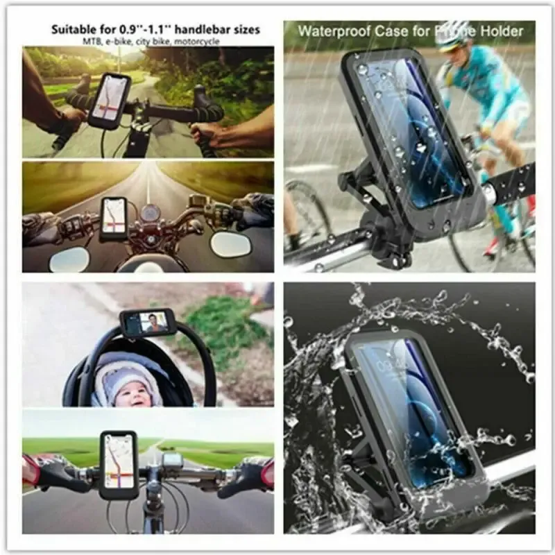 Le title is already in French, so I'll produce a clean, professional version without spammy keywords.

Support de téléphone pour vélo 6,7 pouces, rotatif à 360°, étanche, compatible moto 5
