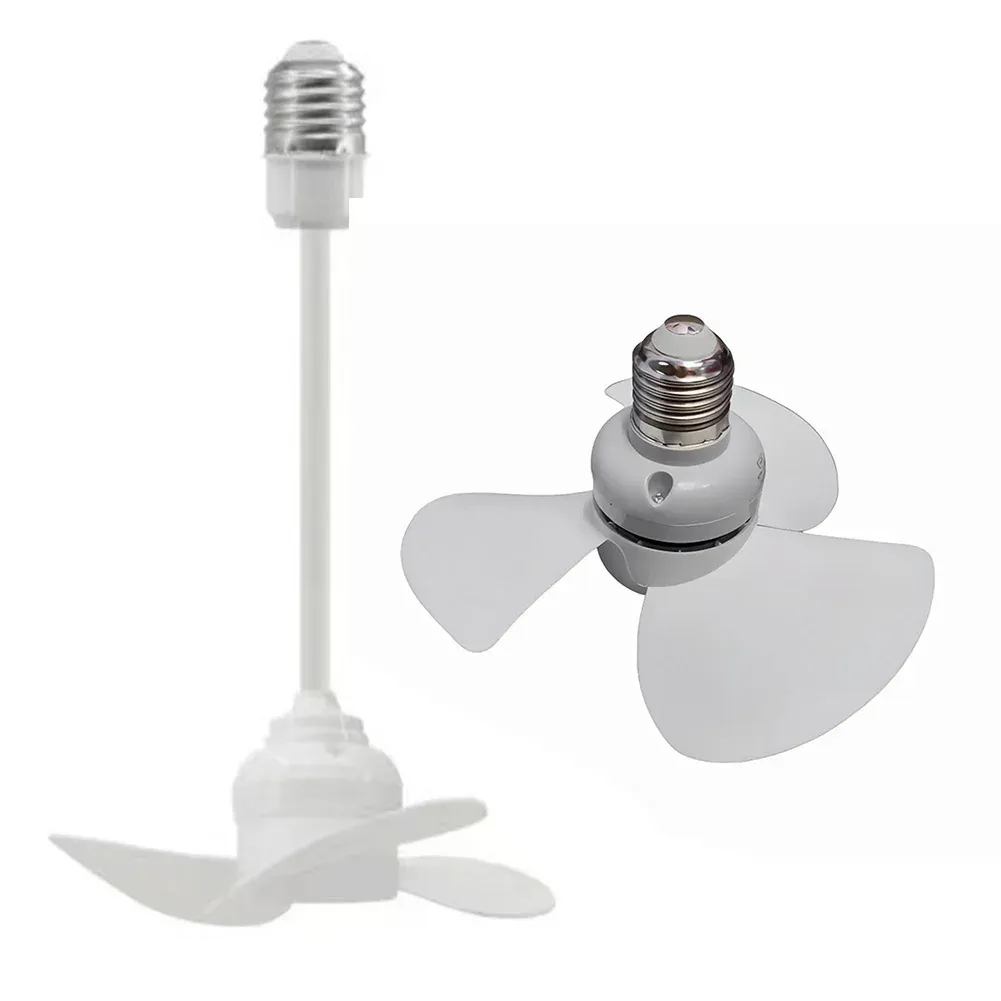 Ventilateur de plafond compact 14 cm à douille E27 et moteur sans balais, silencieux et efficace