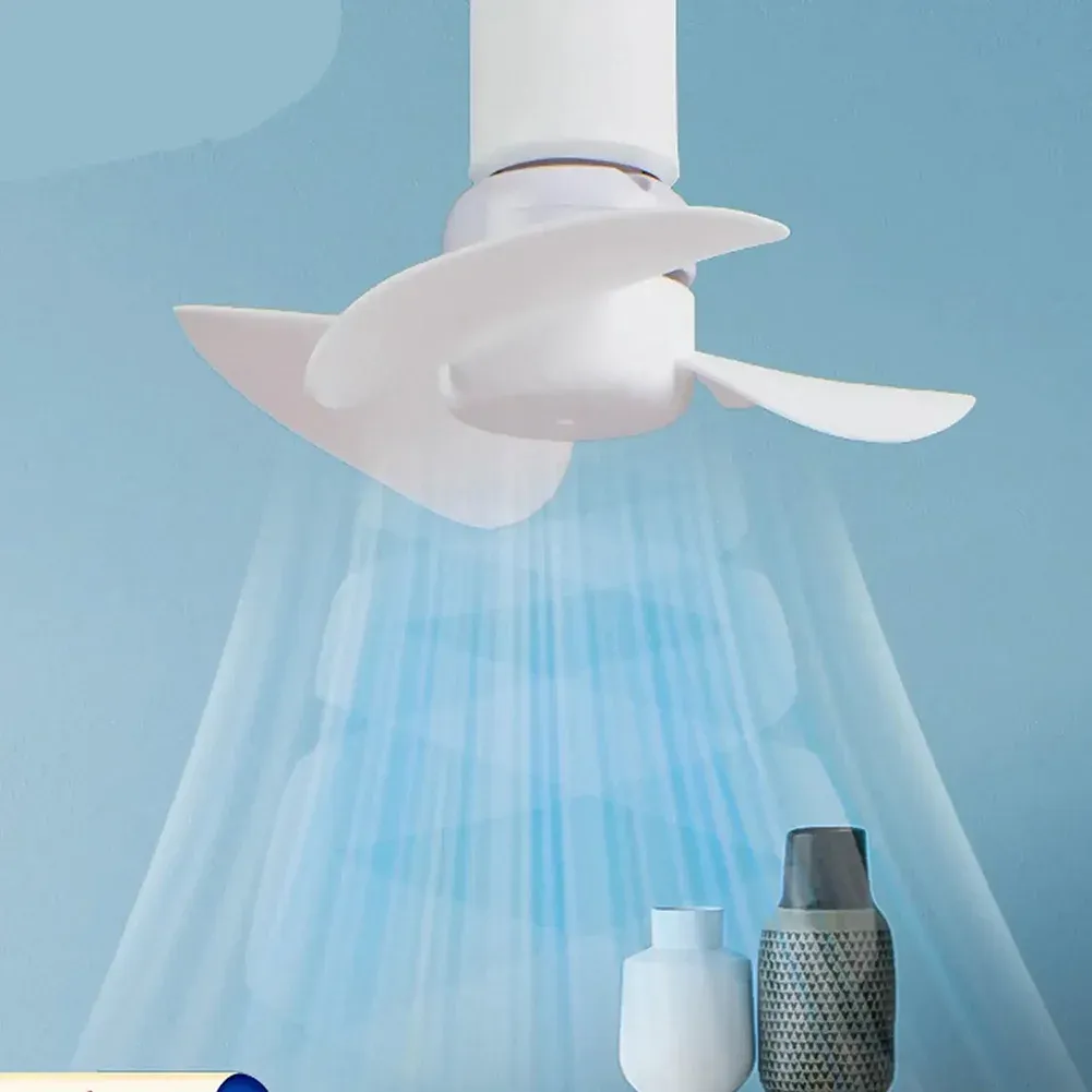 Ventilateur de plafond compact 14 cm à douille E27 et moteur sans balais, silencieux et efficace 5