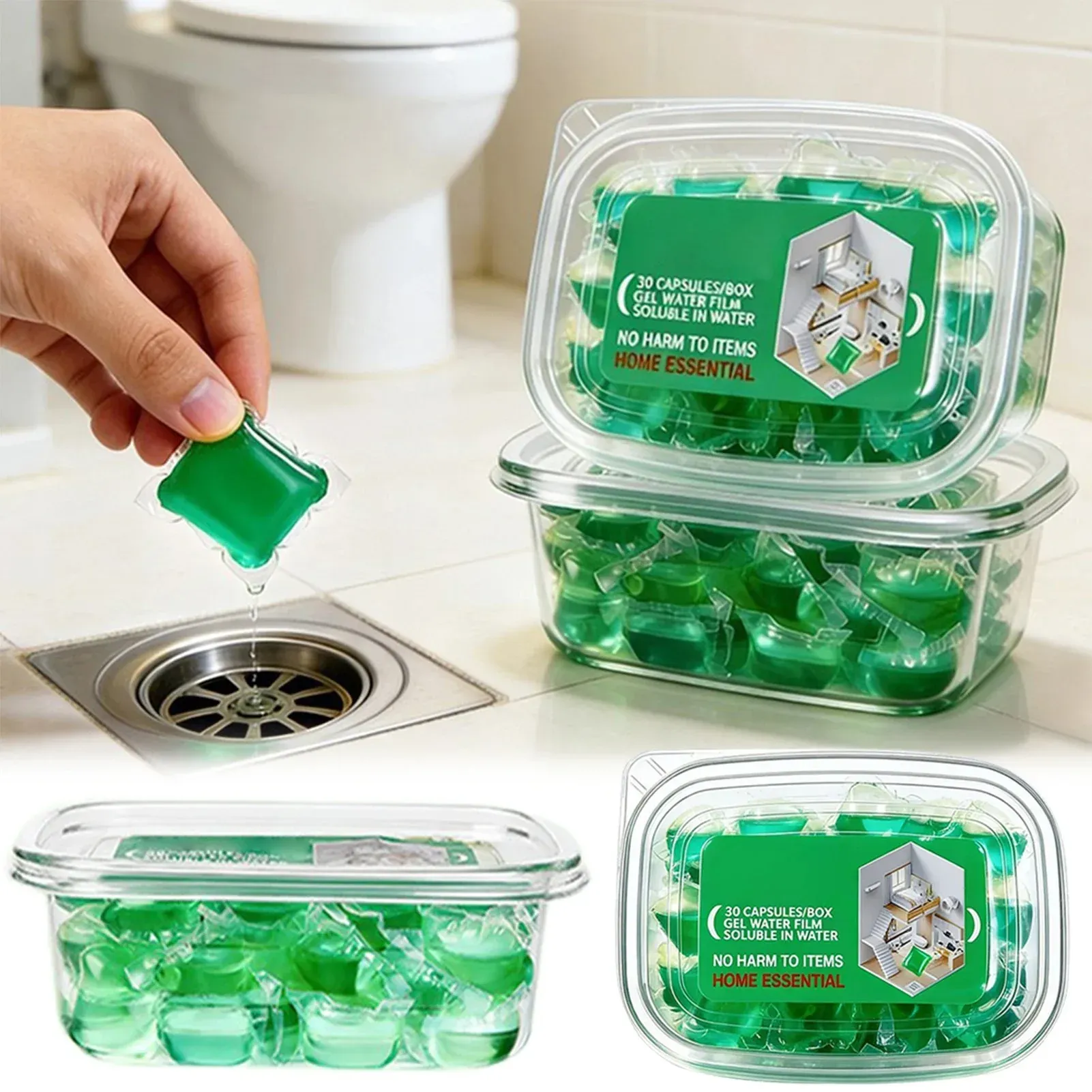 Gel désodorisant pour drains et éviers, élimine les mauvaises odeurs pour cuisine et salle de bain