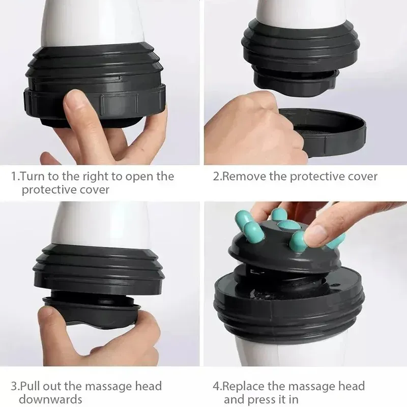Masseur électrique amincissant portatif à infrarouge pour le corps, anti-cellulite, pour bras, jambes, hanches et ventre 3