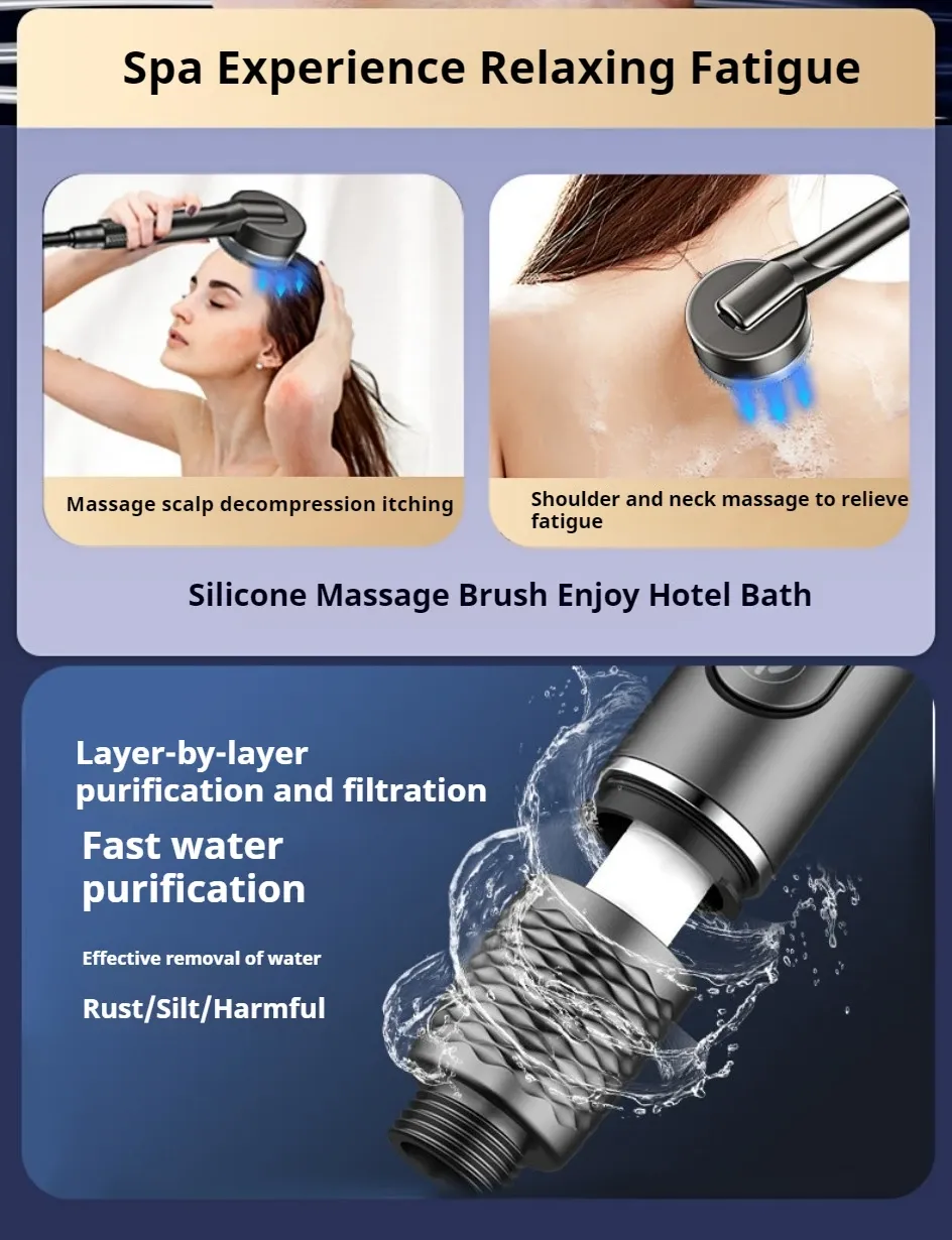 Finition et design du pommeau de douche