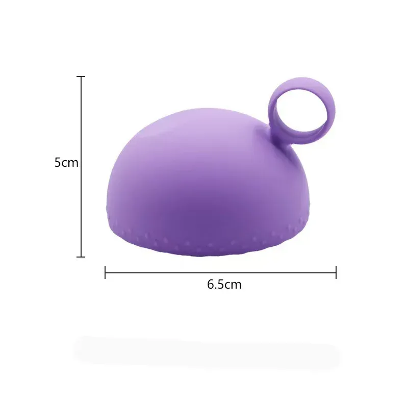 Nettoyeur de pinceaux de maquillage en silicone portable, bol de nettoyage avec filetage au fond pour un nettoyage en profondeur 4