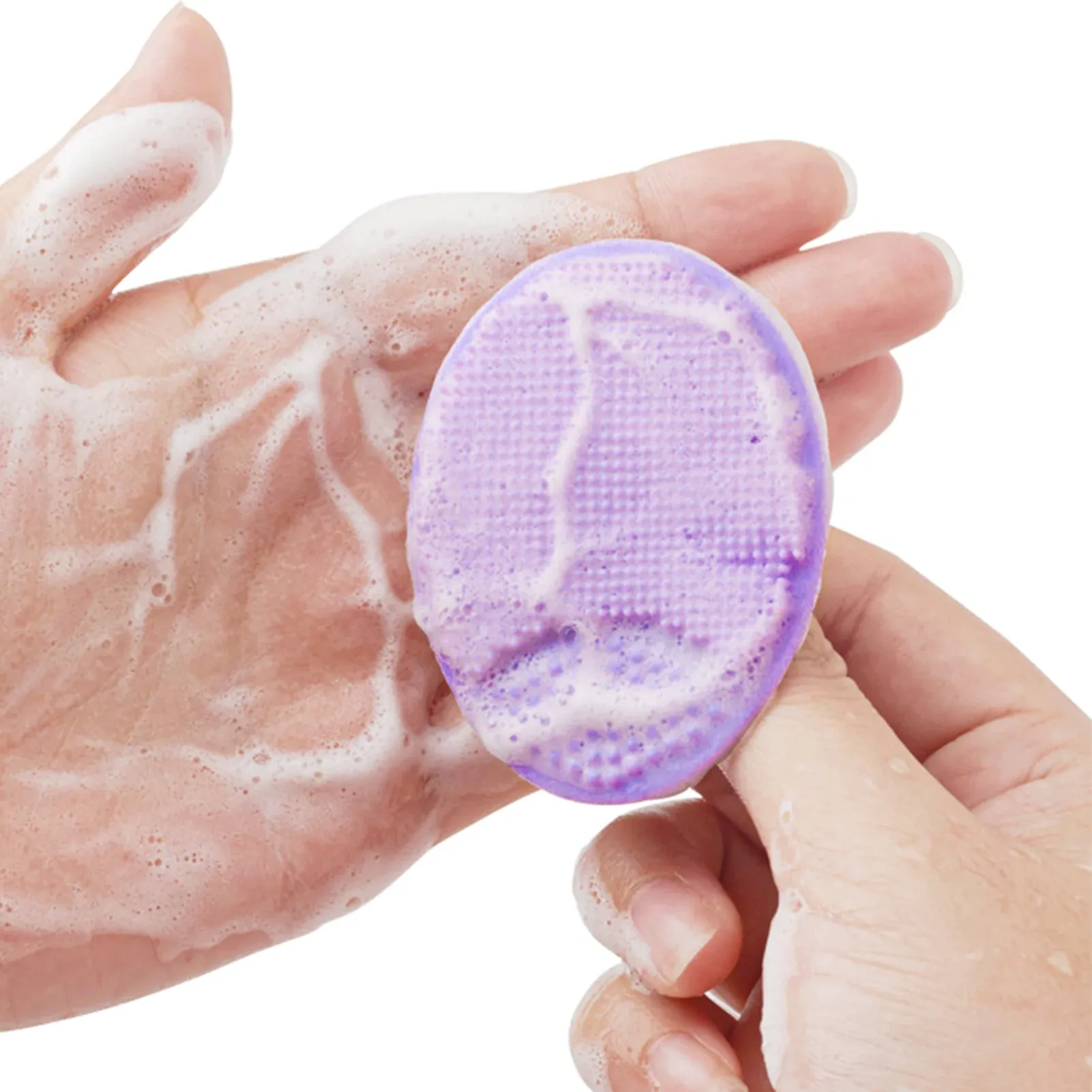 Brosse nettoyante visage en silicone, mini masseur imperméable, nettoyage en profondeur des pores 2