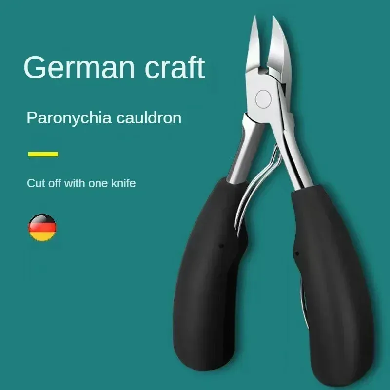 Coupe-ongles professionnel pour orteils à lame incurvée ultra tranchante, outil pour ongles épais et incarnés - Image 1