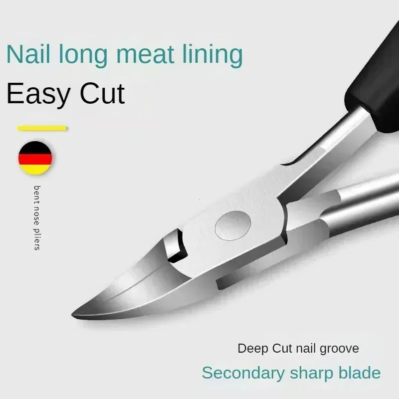 Coupe-ongles professionnel pour orteils à lame incurvée ultra tranchante, outil pour ongles épais et incarnés 3