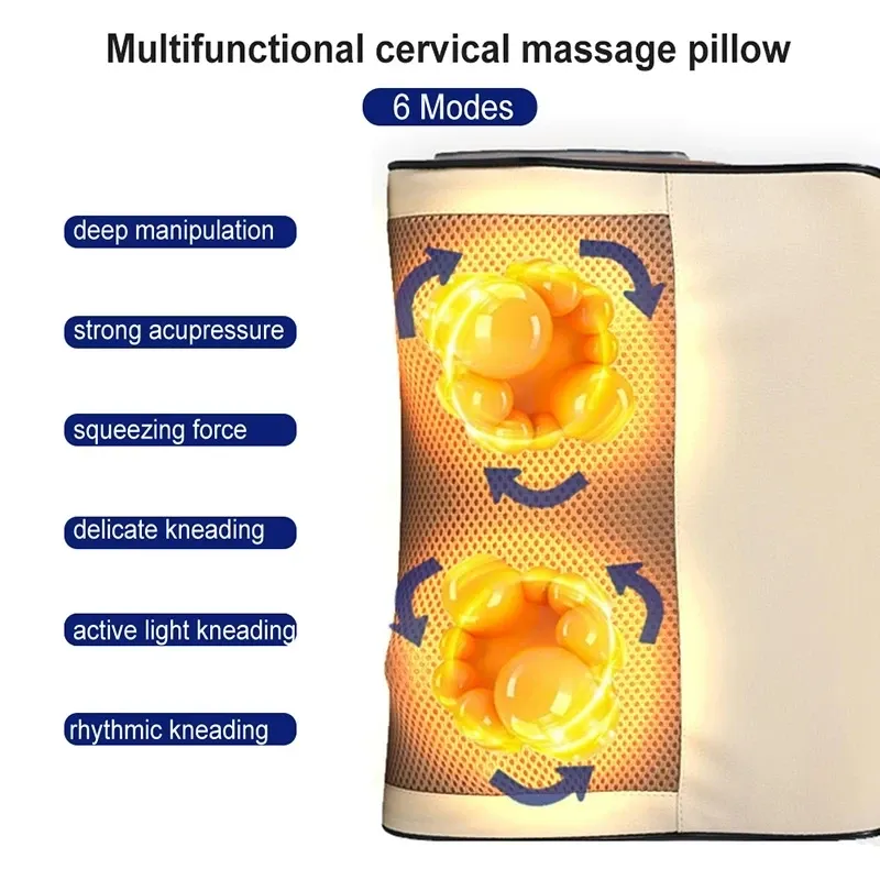 Coussin de massage shiatsu pour la nuque et les épaules