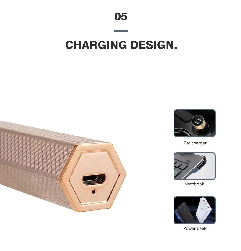 Rasoir électrique 4 en 1, design