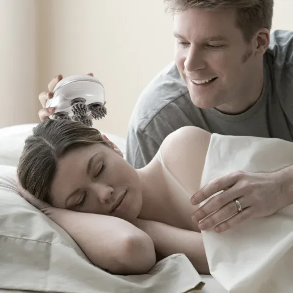 Détail des embouts de massage souples